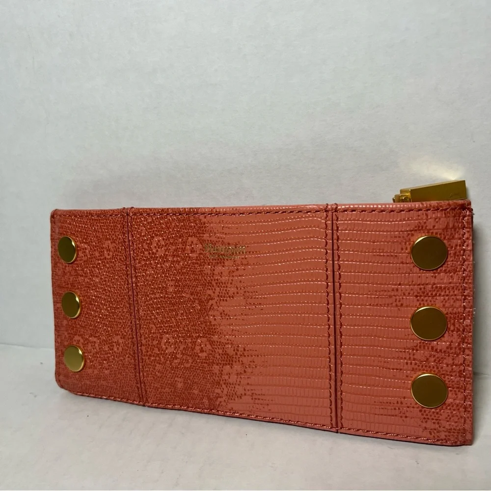 Hammitt 110 North Wallet Redwood North Lizard Leather Hardware